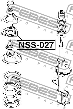 Опора амортизатора подвески NSS-027 FEBEST