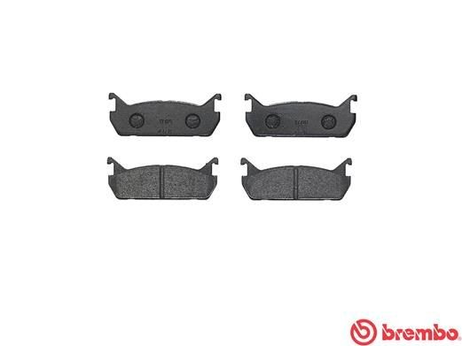 Комплект тормозных колодок, диско P49015 BREMBO