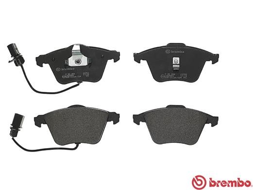Комплект тормозных колодок, диско P85056 BREMBO