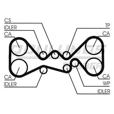 Ремень ГРМ RR1082 ROULUNDS RUBBER