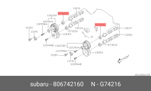 Сальник распредвала 806742160 SUBARU