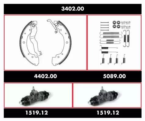 Комплект тормозных колодок 340200 REMSA