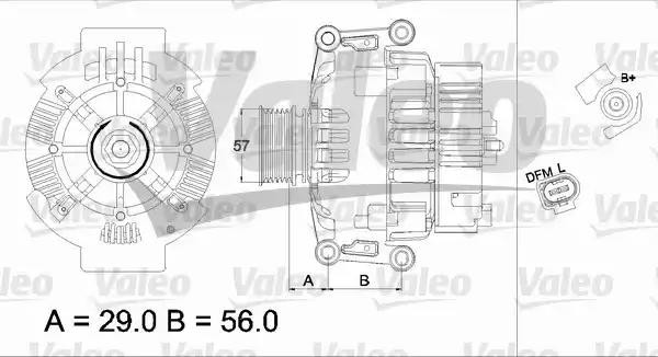 Генератор 437360 VALEO PHC