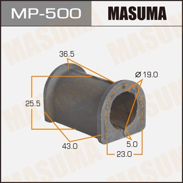 Втулка стабилизатора MP500 MASUMA