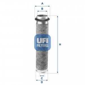 Воздушный фильтр 27.166.00 UFI
