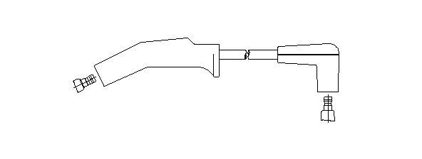 Провод зажигания 88872 BREMI