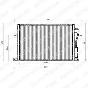 Конденсатор, кондиционер TSP0225112 DELPHI