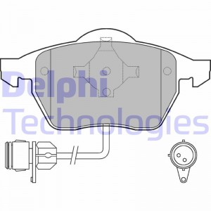 Комплект тормозных колодок, диско LP784 DELPHI