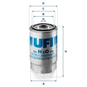 Топливный фильтр 24.325.00 UFI