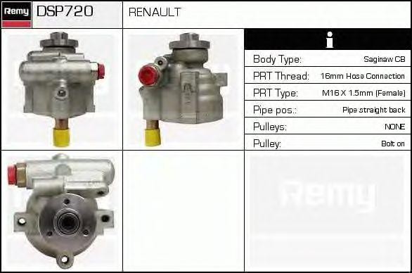 Гидравлический насос, рулевое управление DSP720 DELCO REMY