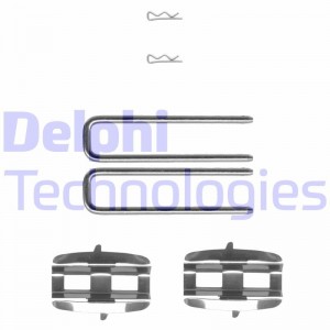 Комплектующие, колодки дискового тормоза LX0176 DELPHI