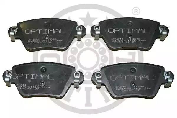 Комплект тормозных колодок, диско 12249 OPTIMAL