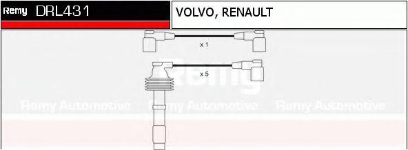 Ккомплект проводов зажигания DRL431 DELCO REMY