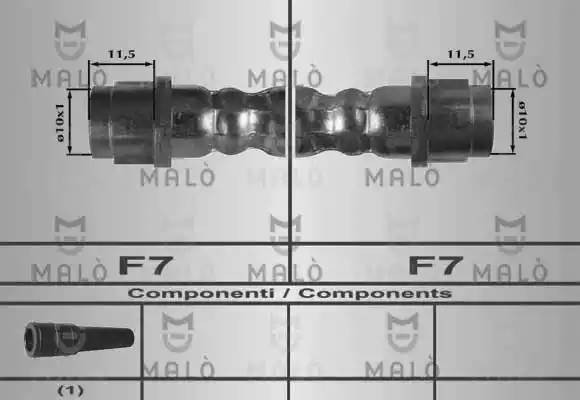 Тормозной шланг 80253 MALO