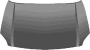 Капот двигателя 5307660 VAN WEZEL