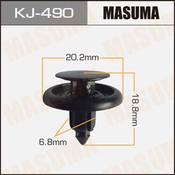 Клипса крепежная KJ490 MASUMA