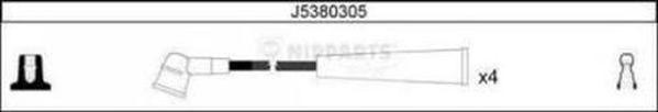 Ккомплект проводов зажигания J5380305 H B JAKOPARTS NIPPARTS