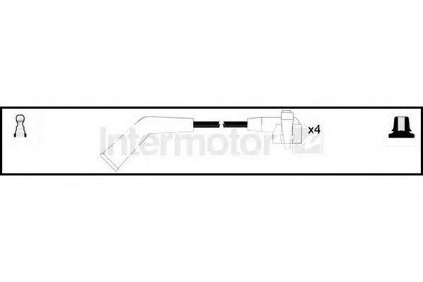 Ккомплект проводов зажигания 83043 STANDARD