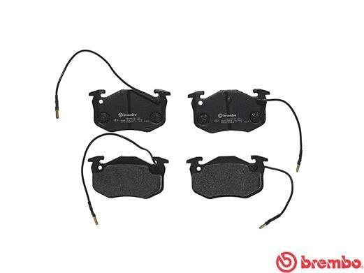 Комплект тормозных колодок, диско P61029 BREMBO