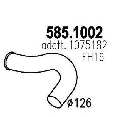 Выпускной трубопровод 5851002 ASSO