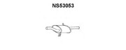 Глушитель выхлопных газов конечный NS53053 VENEPORTE
