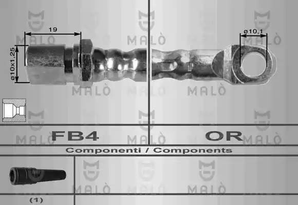 Тормозной шланг 8362 MALO