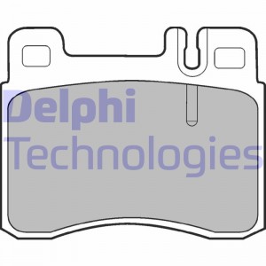 Комплект тормозных колодок, диско LP843 DELPHI