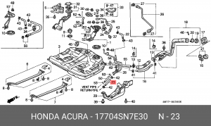 Деталь 17704SN7E30 HONDA