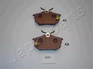 Комплект тормозных колодок, диско PP507AF JAPAN PARTS GROUP