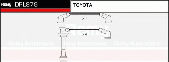 Ккомплект проводов зажигания DRL879 DELCO REMY