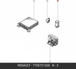 Реле 7700721268 RENAULT