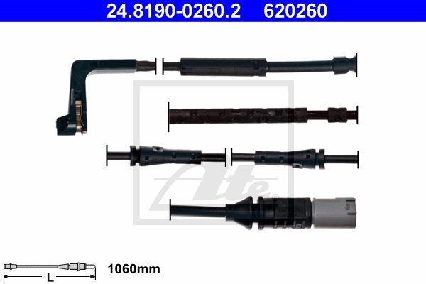 Датчик износа тормозных колодок 24.8190-0260.2 ATE