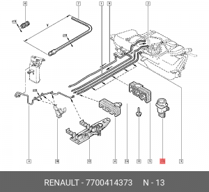 Деталь 7700414373 RENAULT