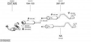 Выпускной трубопровод 787-135 BOSAL