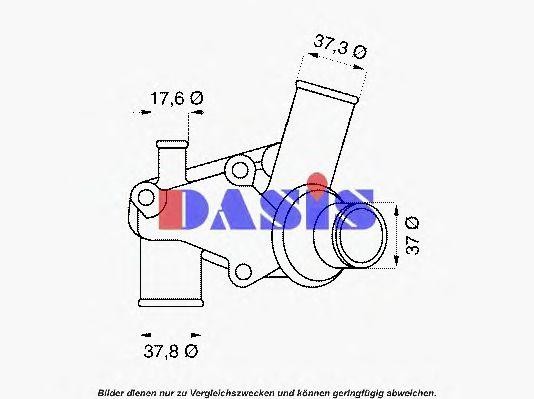 Термостат, охлаждающая жидкость 750734N AKS DASIS