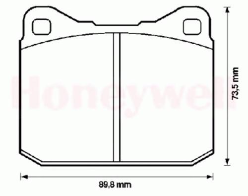 Комплект тормозных колодок, диско 571255X BENDIX JURID