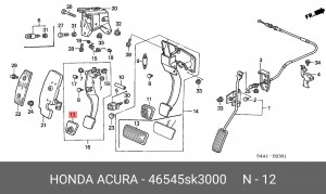 Деталь 46545SK3000 HONDA