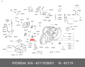 Сальник КПП 4311928001 HYUNDAI KIA