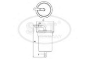 Топливный фильтр ST328 SCT