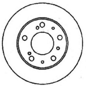 Тормозной диск 561159B BENDIX JURID