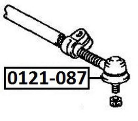 Наконечник рулевой тяги 0121-087 ASVA