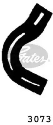 Шланг радиатора 3073 GATES