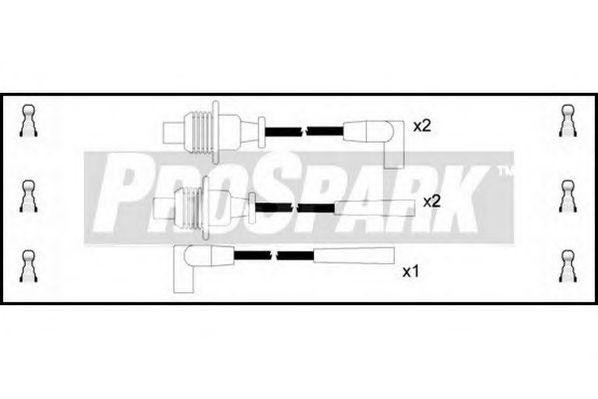 Ккомплект проводов зажигания OES128 STANDARD