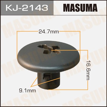 Клипса крепежная KJ2143 MASUMA
