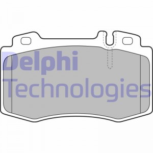 Комплект тормозных колодок, диско LP1828 DELPHI