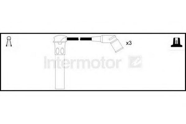 Ккомплект проводов зажигания 73932 STANDARD