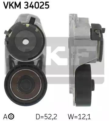 Натяжной ролик, поликлиновой  ремень VKM34025 SKF