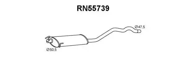 Предглушитель выхлопных газов RN55739 VENEPORTE