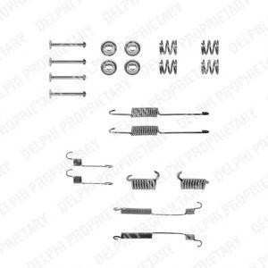 Комплектующие, тормозная колодка LY1034 DELPHI