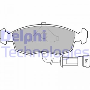 Комплект тормозных колодок, диско LP457 DELPHI